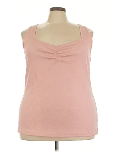 Pre-owned Torrid Tank Top Pink Strapless Neckline Tops