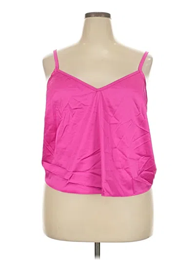 Pre-owned Torrid Tank Top Pink Strapless Neckline Tops