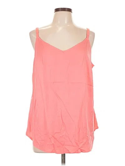 Pre-owned Torrid Tank Top Pink Strapless Neckline Tops