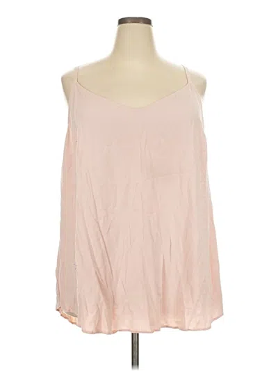 Pre-owned Torrid Tank Top Pink Strapless Neckline Tops