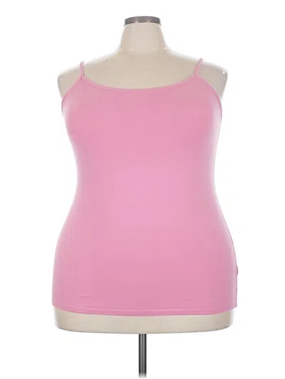 Pre-owned Torrid Tank Top Pink Strapless Neckline Tops