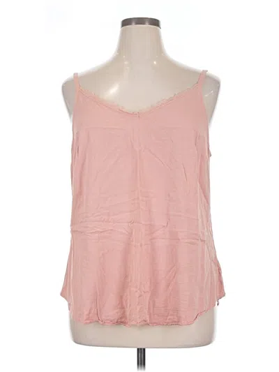 Pre-owned Torrid Tank Top Pink Strapless Neckline Tops