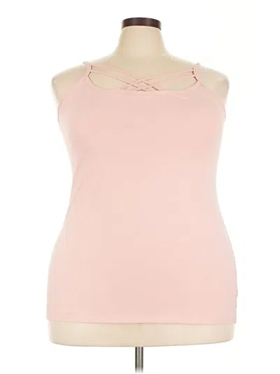 Pre-owned Torrid Tank Top Pink Strapless Neckline Tops