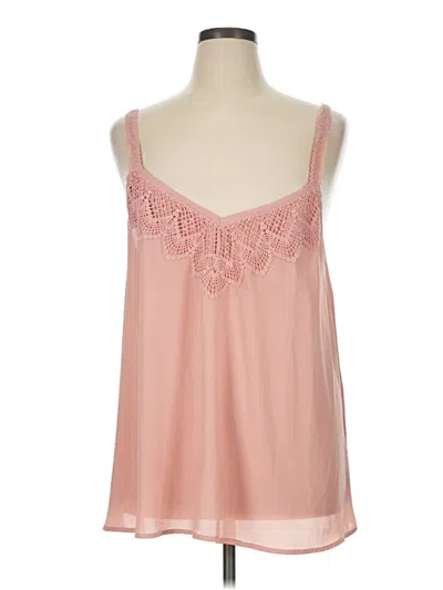 Pre-owned Torrid Tank Top Pink Sweetheart Neckline Tops