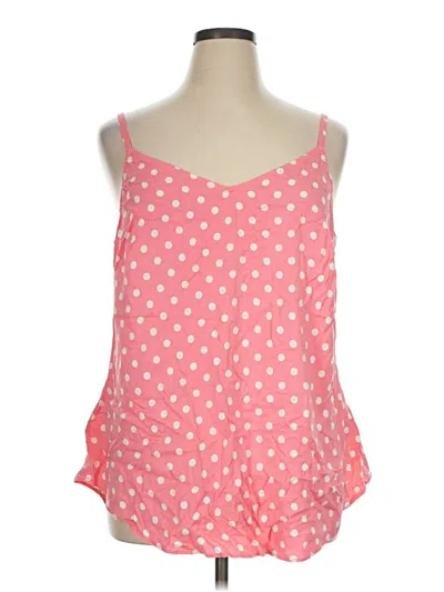 Pre-owned Torrid Tank Top Pink Sweetheart Neckline Tops