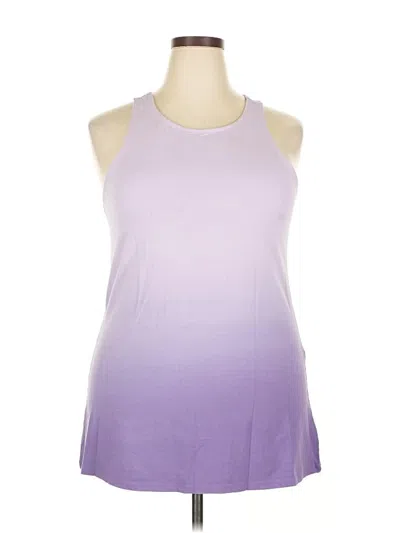Pre-owned Torrid Tank Top Purple Halter Neckline Tops