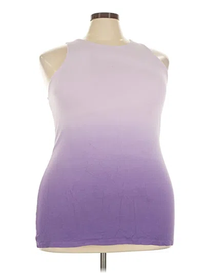 Pre-owned Torrid Tank Top Purple Halter Neckline Tops