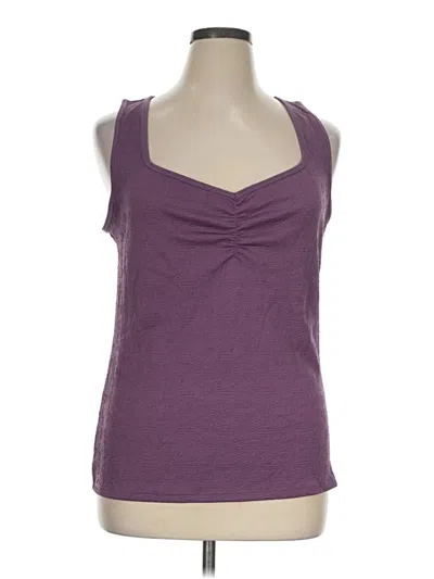 Pre-owned Torrid Tank Top Purple Halter Neckline Tops