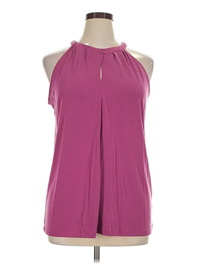 Pre-owned Torrid Tank Top Purple Halter Neckline Tops