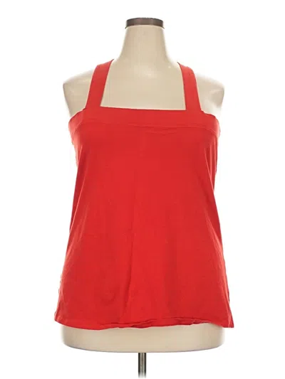 Pre-owned Torrid Tank Top Red Halter Neckline Tops
