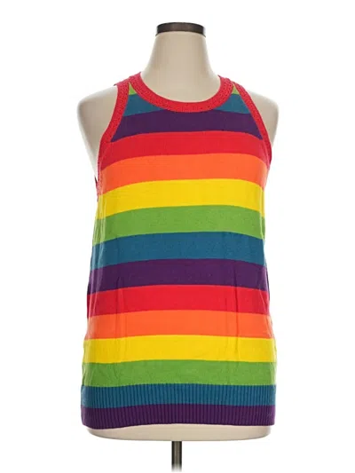 Pre-owned Torrid Tank Top Red Halter Neckline Tops