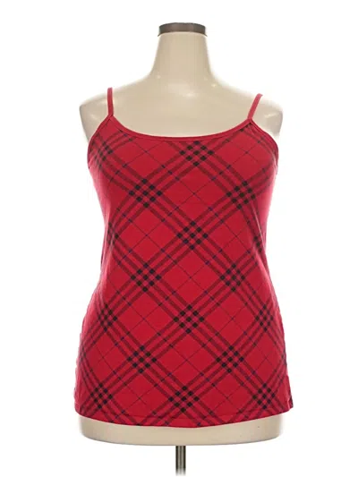 Pre-owned Torrid Tank Top Red Square Neckline Tops