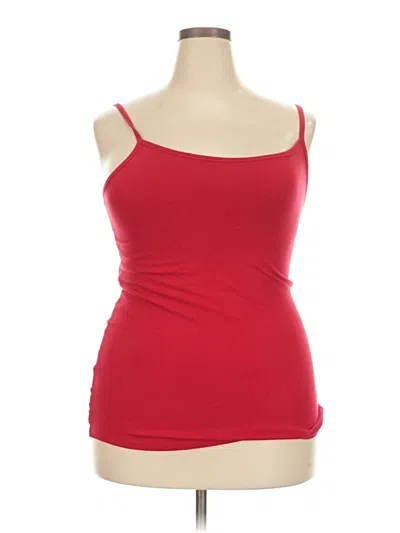 Pre-owned Torrid Tank Top Red Strapless Neckline Tops