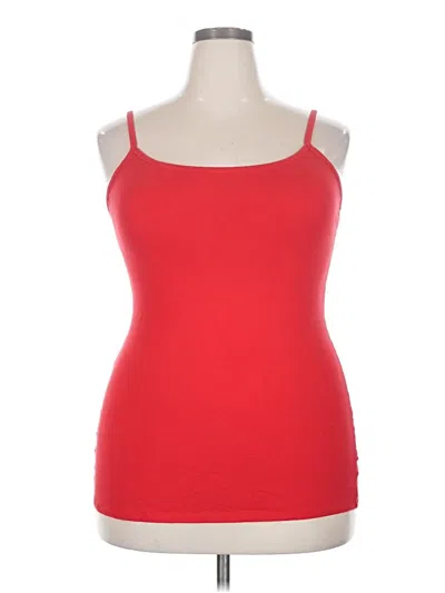 Pre-owned Torrid Tank Top Red Strapless Neckline Tops