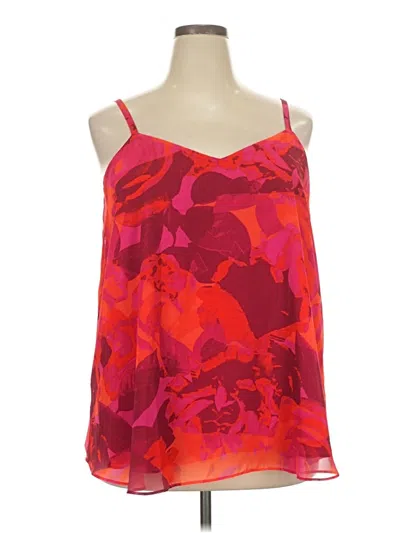 Pre-owned Torrid Tank Top Red Strapless Neckline Tops