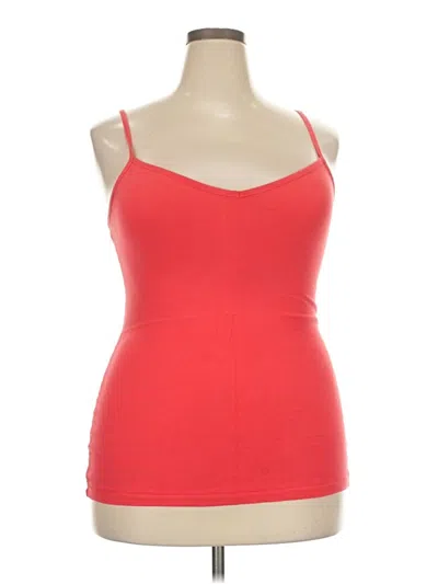 Pre-owned Torrid Tank Top Red Strapless Neckline Tops