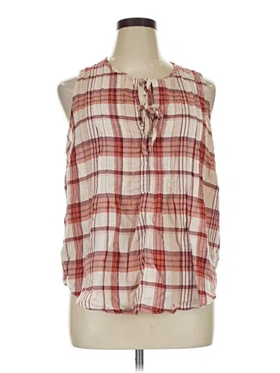 Pre-owned Torrid Tank Top Red Tie Neck Tops