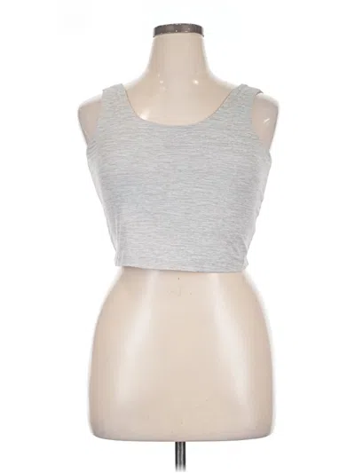 Pre-owned Torrid Tank Top Silver Strapless Neckline Tops