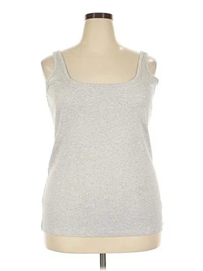 Torrid Tank Top Silver Sweetheart Neckline Tops