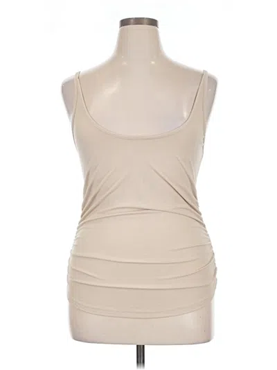 Pre-owned Torrid Tank Top Tan Strapless Neckline Tops