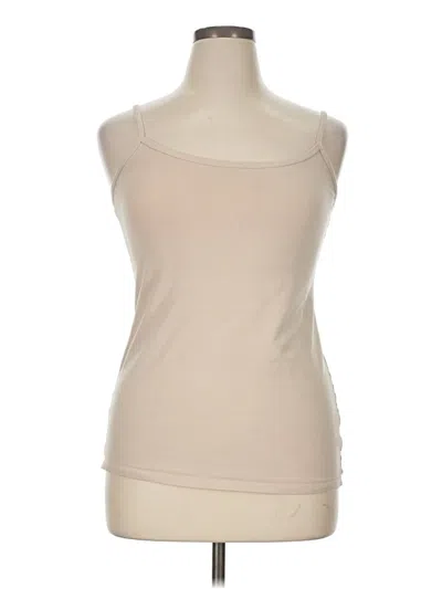 Pre-owned Torrid Tank Top Tan Strapless Neckline Tops In Brown