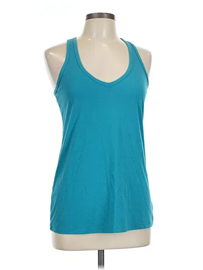 Pre-owned Torrid Tank Top Teal Halter Neckline Tops
