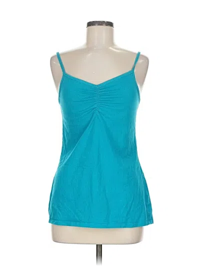 Pre-owned Torrid Tank Top Teal Strapless Neckline Tops In Blue