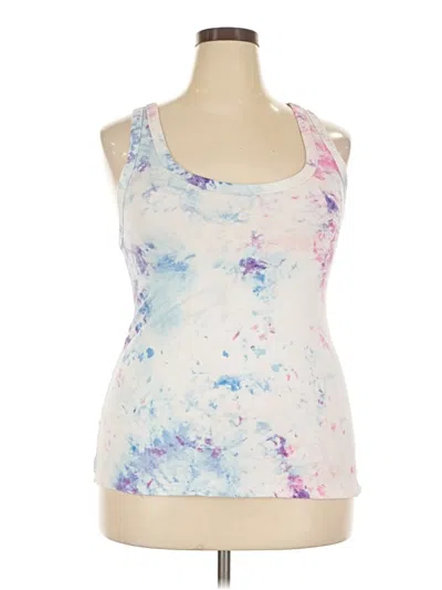 Pre-owned Torrid Tank Top White Halter Neckline Tops