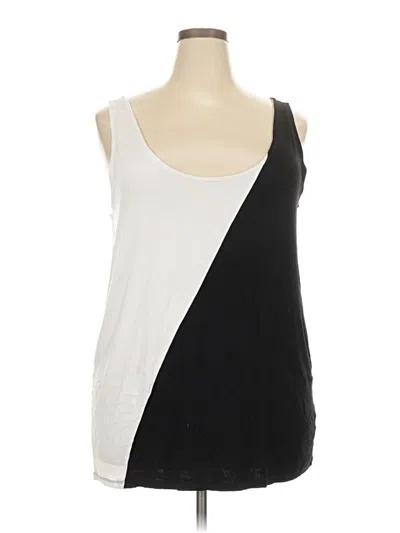 Pre-owned Torrid Tank Top White One Shoulder Neckline Tops