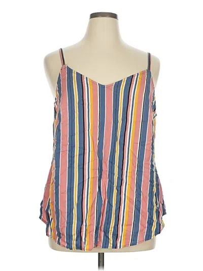 Pre-owned Torrid Tank Top Yellow Halter Neckline Tops