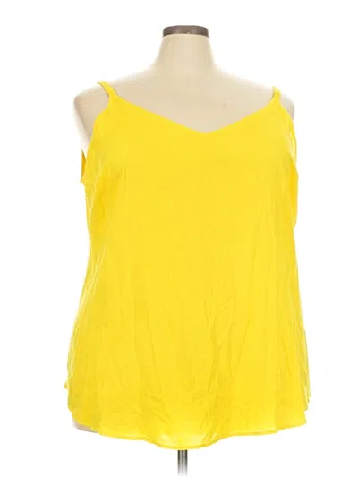Torrid Tank Top Yellow Halter Neckline Tops
