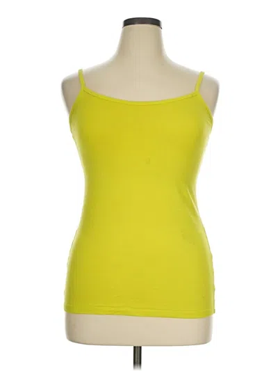 Pre-owned Torrid Tank Top Yellow Strapless Neckline Tops