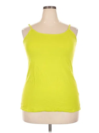 Pre-owned Torrid Tank Top Yellow Strapless Neckline Tops