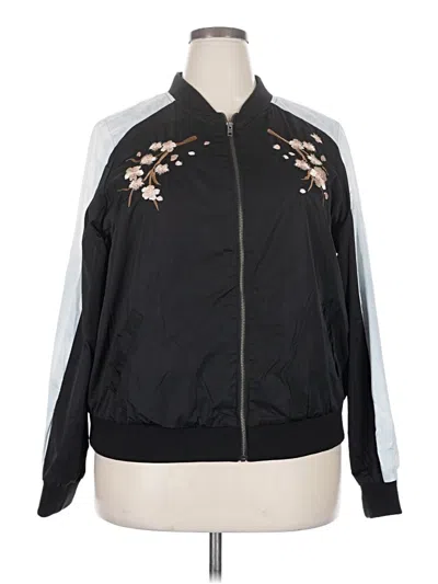Pre-owned Torrid Track Jacket In Black