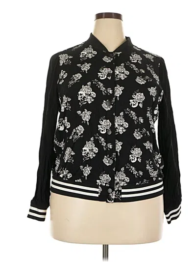 Pre-owned Torrid Track Jacket In Black