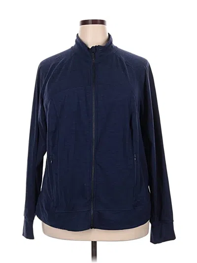 Pre-owned Torrid Track Jacket In Blue