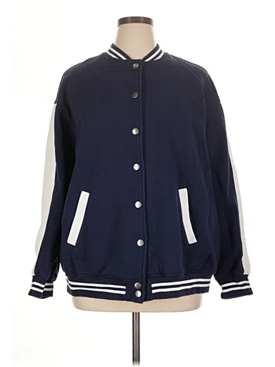 Pre-owned Torrid Track Jacket In Blue