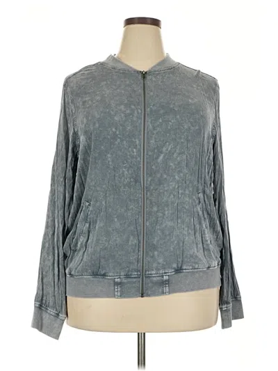 Pre-owned Torrid Track Jacket In Gray