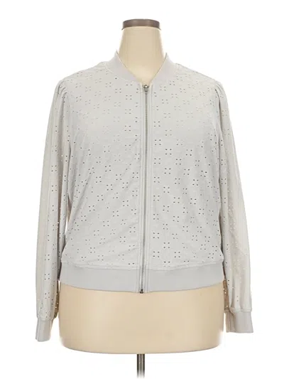 Pre-owned Torrid Track Jacket In Gray