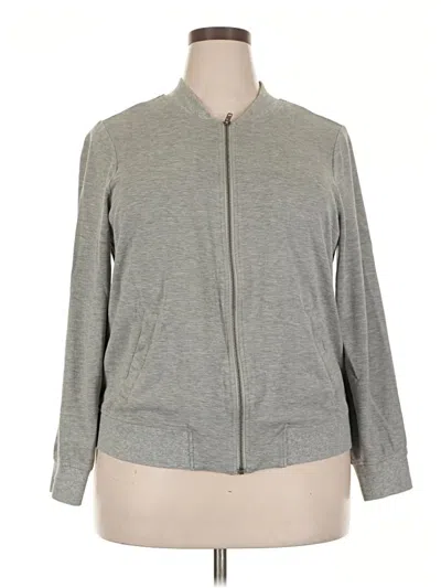 Pre-owned Torrid Track Jacket In Gray