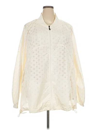 Pre-owned Torrid Track Jacket In Ivory