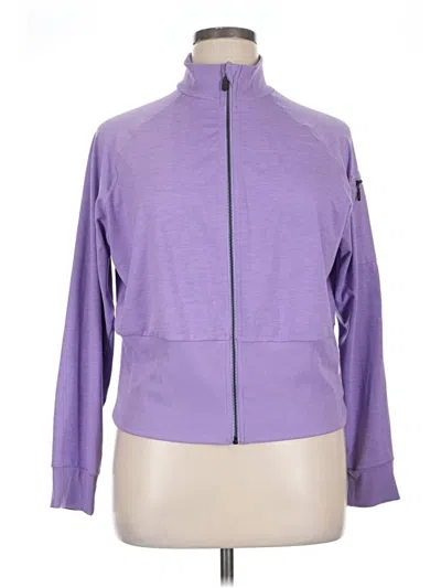 Pre-owned Torrid Track Jacket In Purple