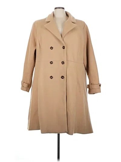 Pre-owned Torrid Trenchcoat In Brown