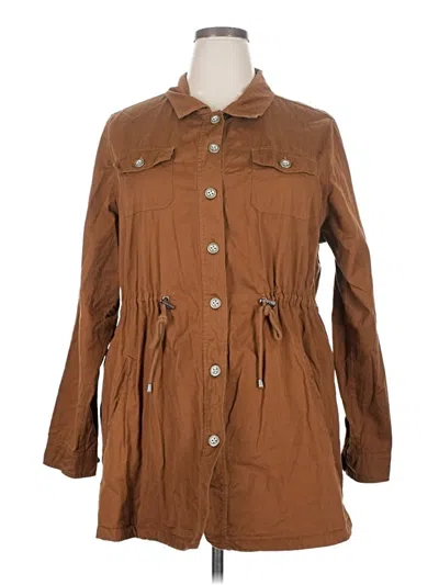 Pre-owned Torrid Trenchcoat In Brown