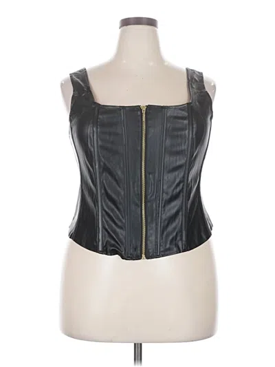 Pre-owned Torrid Tube Top Black Strapless Neckline Tops