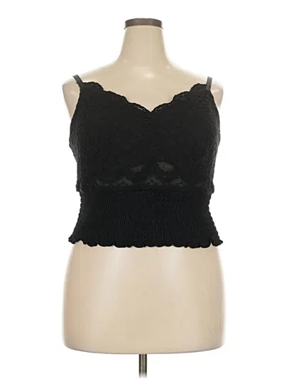 Pre-owned Torrid Tube Top Black Strapless Neckline Tops