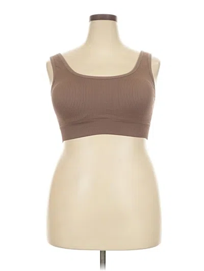 Pre-owned Torrid Tube Top Brown Strapless Neckline Tops