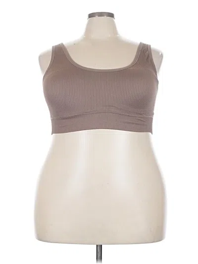 Pre-owned Torrid Tube Top Brown Strapless Neckline Tops