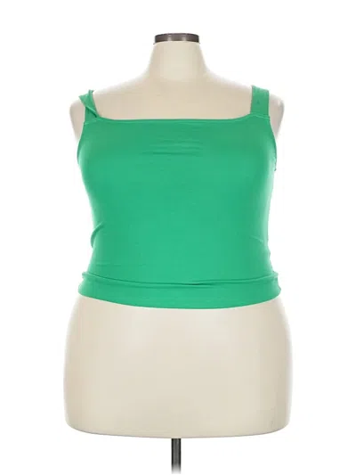 Pre-owned Torrid Tube Top Green Strapless Neckline Tops