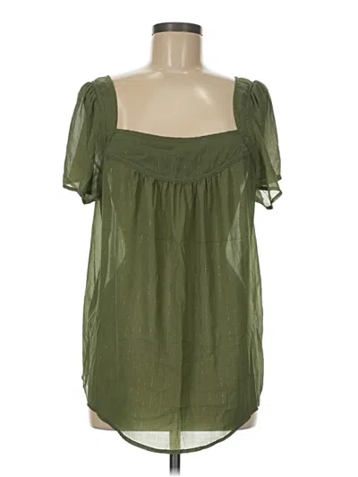 Pre-owned Torrid Tube Top Green Strapless Neckline Tops